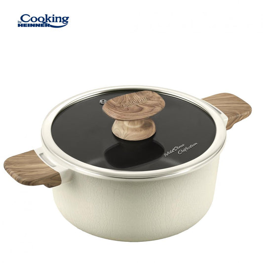 Cratita Aluminiu+Capac 20X9.5Cm,2.5 L, Wild Stone, Cooking By Heinner - EpicHome