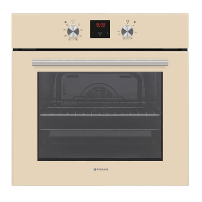 Cuptor electric Pyramis 60IN 20.10.20.30.50 Pearl Glass, 8 functii, clasa A, 69 litri, timer electronic, butoane rotative - EpicHome.ro