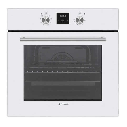 Cuptor electric Pyramis 60IN 20.10.20.30.50 Pearl Glass, 8 functii, clasa A, 69 litri, timer electronic, butoane rotative - EpicHome.ro