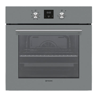 Cuptor electric Pyramis 60IN 20.10.20.30.50 Pearl Glass, 8 functii, clasa A, 69 litri, timer electronic, butoane rotative - EpicHome.ro