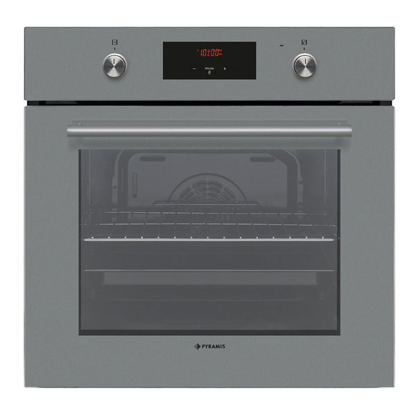 Cuptor electric Pyramis 60IN 20.22.31.51 Pearl Glass, 8 functii, clasa A, 69 litri, Soft Close, butoane retractabile - EpicHome.ro
