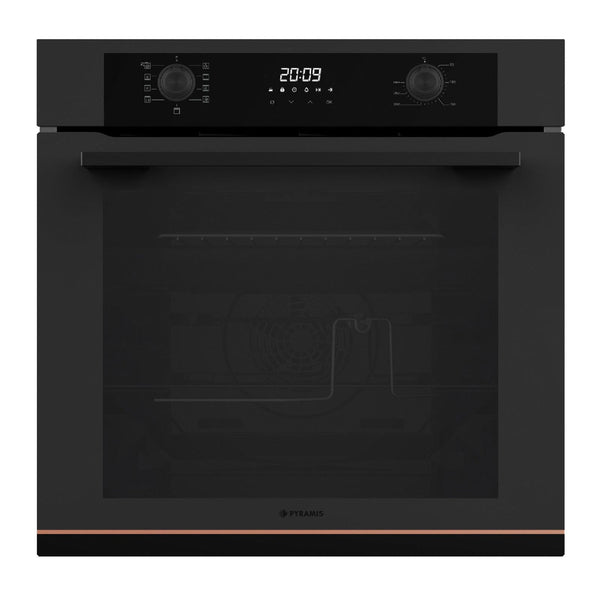 Cuptor electric Pyramis 60IN 2080 Copper Line Black Glass Matt - EpicHome