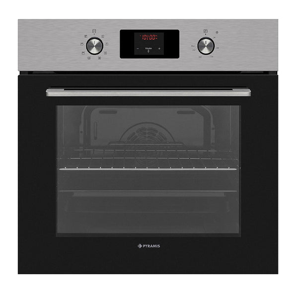 Cuptor electric Pyramis 60IN 80222 Inox, 8 functii, clasa A, 69 litri, timer electronic, butoane retractabile - EpicHome.ro