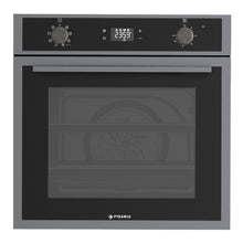 Cuptor electric Pyramis 60IN 8080 PVD, 8 functii, clasa A, 64 litri, AirFry, Rotisor, SelfClean+, Soft Close, butoane retractabile - EpicHome.ro