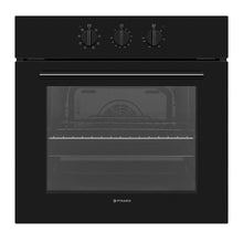 Cuptor electric Pyramis 60IN 9001 Black Glass, 8 functii, clasa A, 69 litri, timer mecanic, butoane rotative - EpicHome.ro