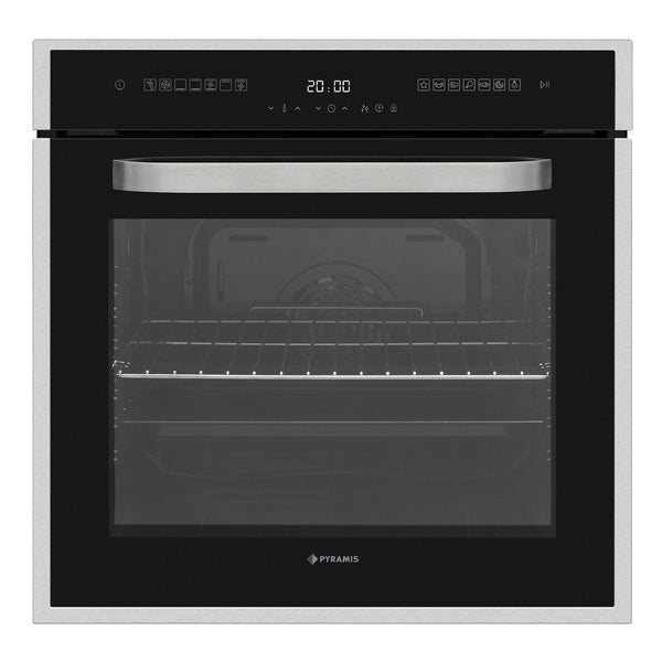 Cuptor electric Pyramis 6OIN BO113V Inox & Black Glass, 9 functii, moduri automate de gatit, clasa A, 78 litri, Touch control - EpicHome.ro
