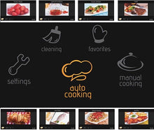 Cuptor electric Pyramis 6OIN BO113V Inox & Black Glass, 9 functii, moduri automate de gatit, clasa A, 78 litri, Touch control - EpicHome.ro