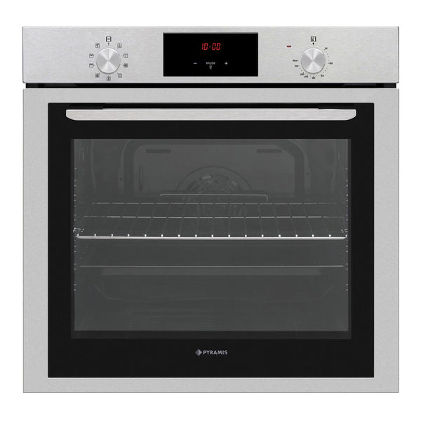 Cuptor electric Pyramis 6OIN BO173V Inox, 9 functii, clasa A, 78 litri, timer electronic, butoane rotative - EpicHome.ro