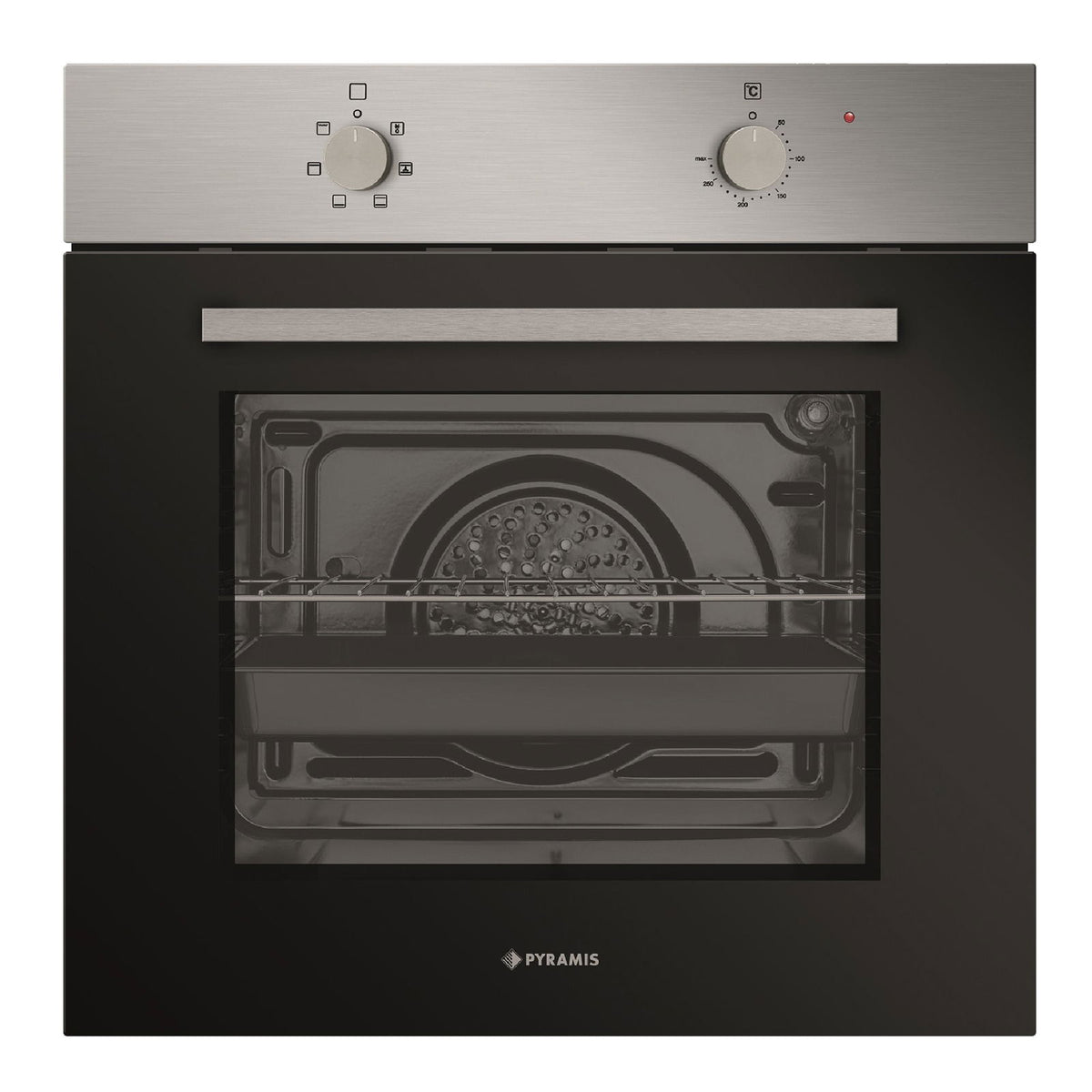 Cuptor electric Pyramis 731006 SK Inox, 6 functii, clasa A, 73 litri, butoane rotative - EpicHome.ro