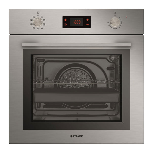 Cuptor electric Pyramis 731065 PKLED, 9 functii, clasa A, 73 litri, Soft Close, timer electronic, butoane retractabile - EpicHome.ro