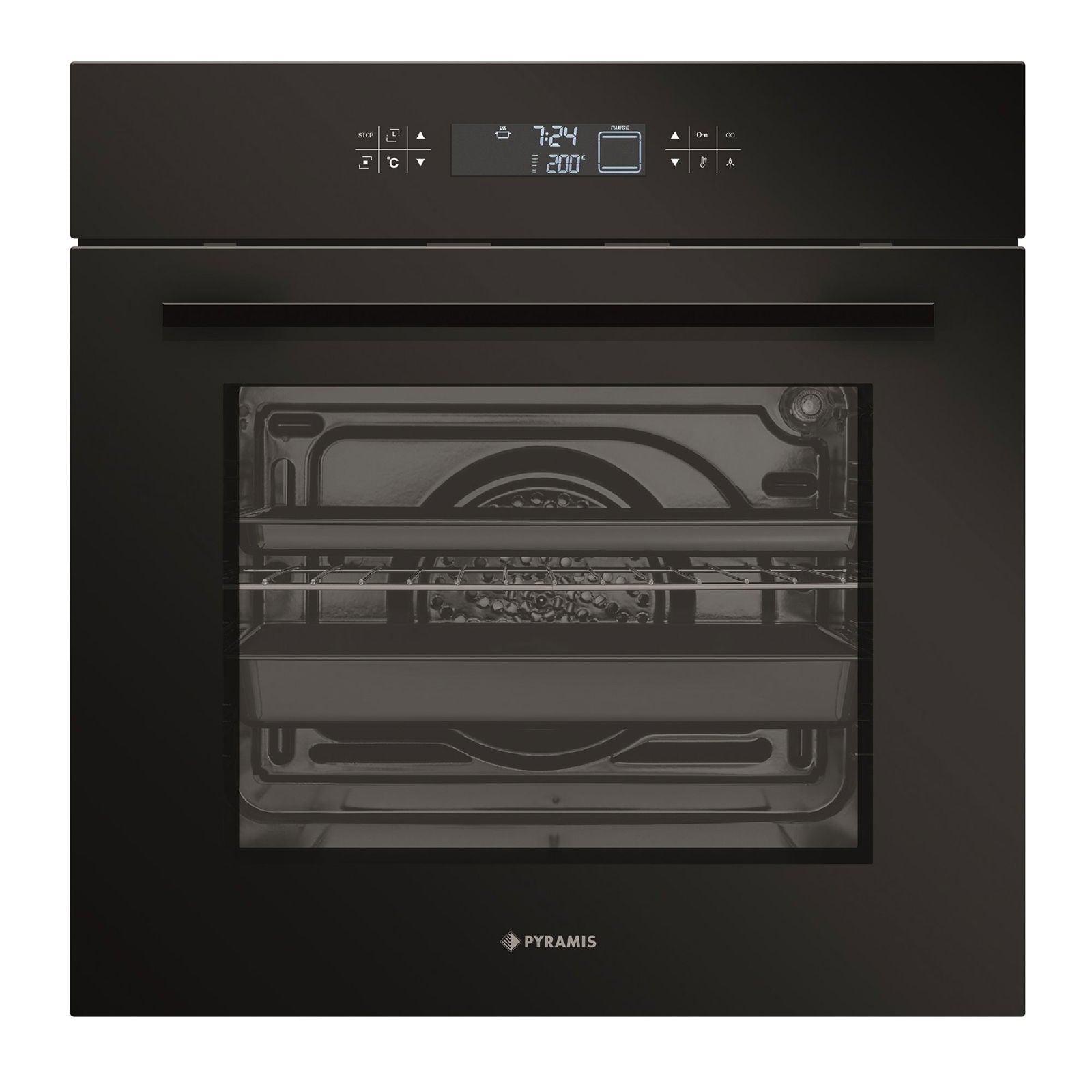 Cuptor electric Pyramis 731075 TC, 11 functii, clasa A, 73 litri, Soft Close, Cool touch, Full Touch Control - EpicHome.ro