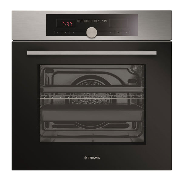 Cuptor electric Pyramis 732240 CKLED Inox, 9 functii, clasa A, 73 litri, Soft Close, Cool touch, Touch control si buton navigator - EpicHome.ro