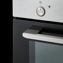 Cuptor electric Pyramis PO78021008PIX Black Glass si Inox, 8 functii, clasa A, 78 litri, timer mecanic, butoane retractabile - EpicHome.ro