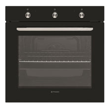 Cuptor electric Pyramis PO78031008PBL Black Glass, 8 functii, clasa A, 78 litri, timer mecanic, butoane retractabile - EpicHome.ro