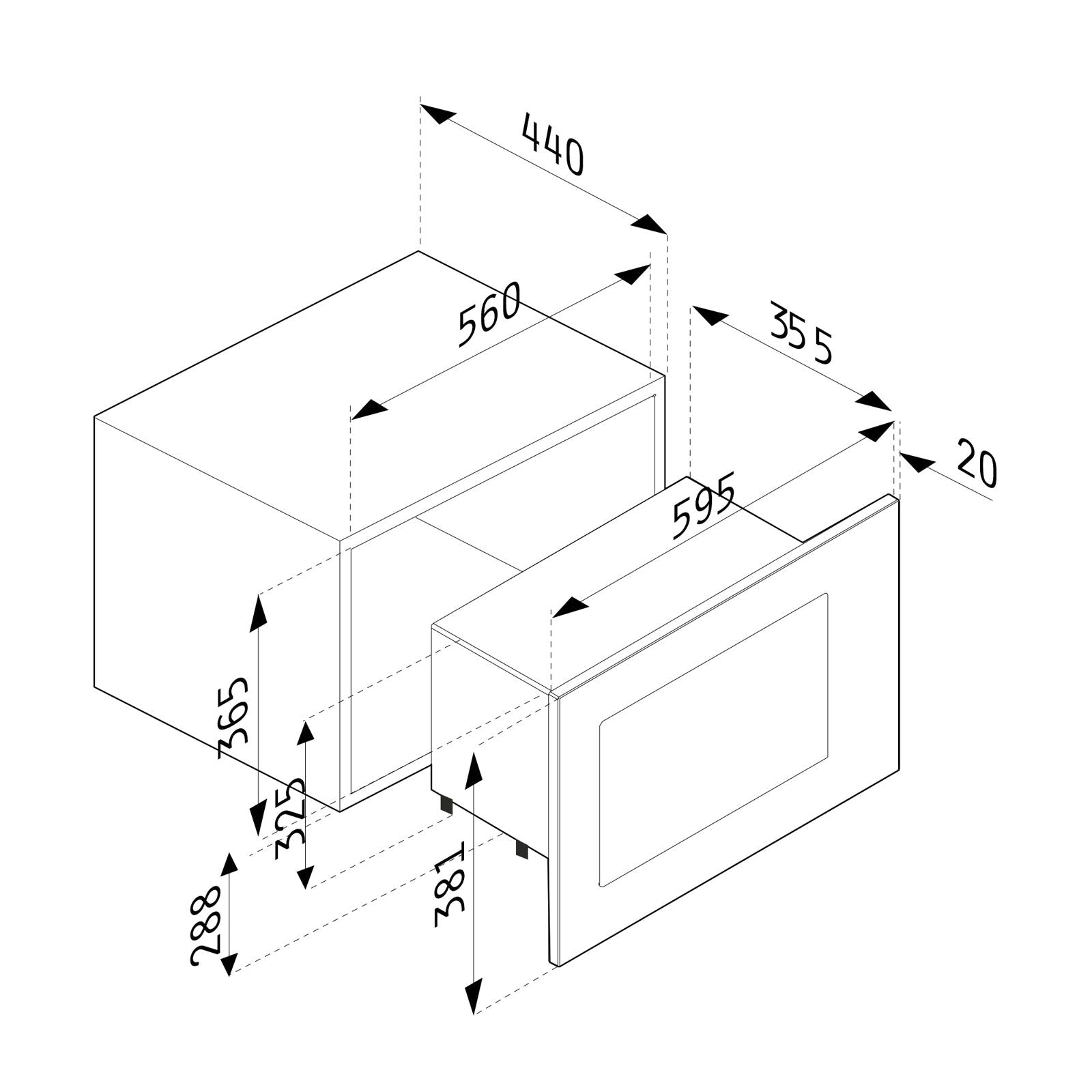 Cuptor microunde incorporabil Pyramis 30UG Silver, 28 litri, 900 W, 8 func?ii automate, 595x381x355mm - EpicHome.ro