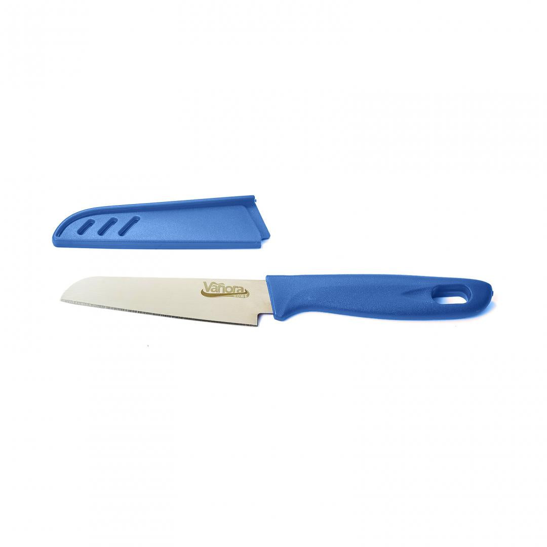 Cutit Cu Teaca 9.5 Cm , Albastru - EpicHome