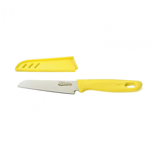 Cutit  Cu Teaca  9.5 Cm, Galben - EpicHome