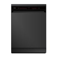 Masina de spalat vase Pyramis DWL 60FS Black, 14 Seturi, 7 programe, Clasa D, Power wash, Half load, Aquastop, Auto open, Child lock, 60 cm