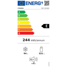 Frigider cu doua usi Pyramis FSP 178 Inox, Inverter, total NO FROST, clasa E, capacitate totala 415 litri - EpicHome.ro