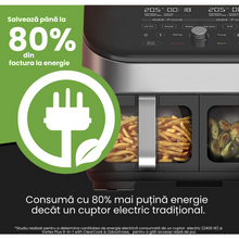 Friteuza cu aer cald Instant Pot Vortex Plus Dual ClearCook, 1700 W, Capacitate 7.6 litri - EpicHome