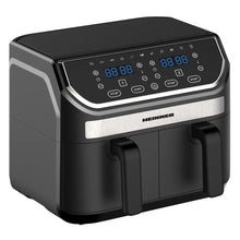 Friteuza dubla cu aer cald Heinner Double Master HAF-KDB1700BK, 8.5L, 1700W, doua cosuri detasabile antiaderente - EpicHome