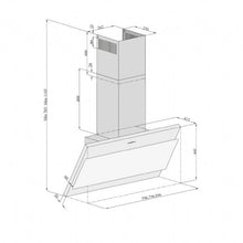 Hota decor Pyramis ATTENTO, 1 motor, butoane pivotante, 60cm, 518m³h - EpicHome.ro