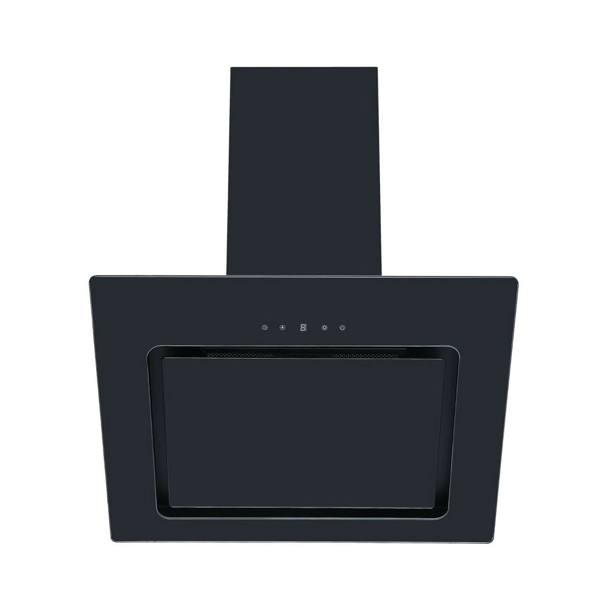 Hota decor Pyramis MAGIC Black Glass, 1 motor turbo, Touch control, 625m³h - EpicHome.ro