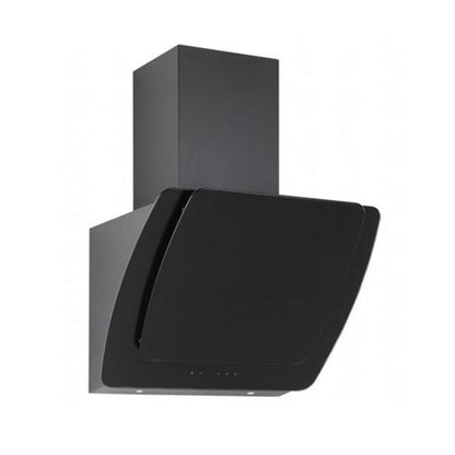 Hota decor Pyramis MISTERO, 1 motor turbo, full black glass, 586m³h - EpicHome.ro