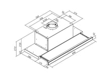 Hota itegrated Pyramis EMOTION Electronic Control, 1 motor Turbo, 703m³h, Inox, 90cm - EpicHome.ro
