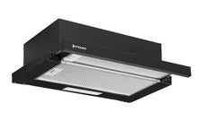 Hota telescopica Pyramis ECO SLIDING 1350, 2 motoare, 400m³h, 60cm - EpicHome.ro