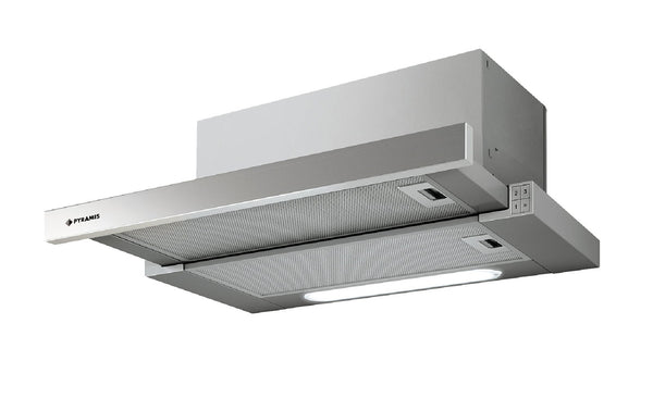 Hota telescopica Pyramis ELITELINE, Slim Turbo, 1 motor, 384m³h, 60cm - EpicHome.ro