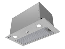 Hota total incorporabila Pyramis MD Inox Knob, 1 motor, putere de absorbtie maxima 618mc/h, 52cm