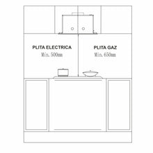 Hota total incorporabila Pyramis MD, 1 motor, putere de absorbtie maxima 618mc/h, 52cm, Touch control, finisaj inox