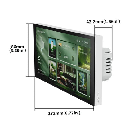 Intrerupator inteligent Aqara Panel Hub S1 Plus, Zigbee si Matter - EpicHome