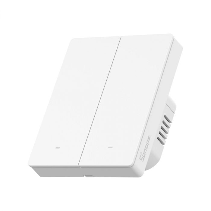 Întrerupător inteligent Sonoff M5-2C-80W, 2 canale, 10A, protocol Matter, Alb - EpicHome