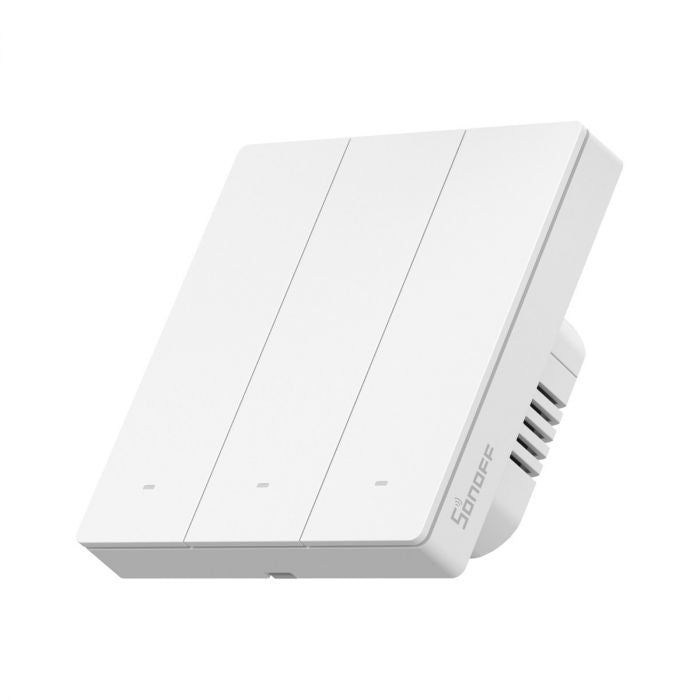 Intrerupator inteligent Sonoff M5-3C-86W, 3 canale, 10A, protocol Matter, Alb - EpicHome