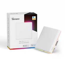 Intrerupator smart Sonoff T5-1C-86, Wireless cu full touch (1 canal), lumina LED 5A/1200W - EpicHome.ro