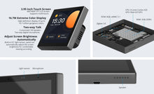 Intrerupator smart cu touch si functie termostat Sonoff NS Panel PRO, Wireless, negru - EpicHome.ro