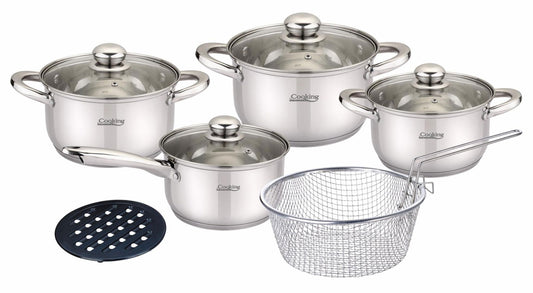 Madeline, Set Gatit Inox 10 Piese, Cooking  By Heinner - EpicHome