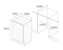 Masina de spalat vase Premium Pyramis 45FI HE, total incorporabila, 10 seturi, 8 programe, Clasa D, 45 cm - EpicHome