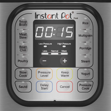 Multicooker Instant Pot Duo 6, 1000 W, 6 L, 13 programe presetate, Capac detasabil, Functie manuala, Argintiu/Negru - EpicHome