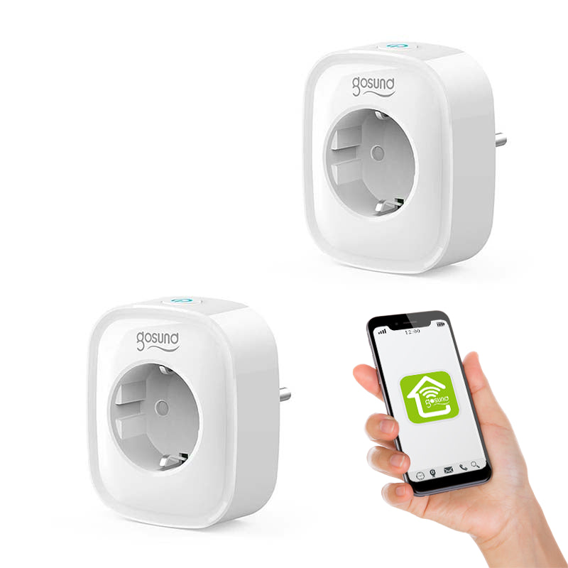 Pachet 2 prize smart Gosund SP1, Wi-Fi, 16A, 3680W, monitorizare consum energie - EpicHome.ro