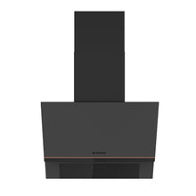 Pachet Pyramis Trio Copper Line 2080 Black Glass Matt - cuptor electric, plita gaz si hota decorativa, 9 functii, clasa A, 72 l, butoane retractabile, Soft Close, Rotisor, ghidaje telescopice, 4 arzatoare, gratare fonta, finisaj sticla neagra mata - EpicHome