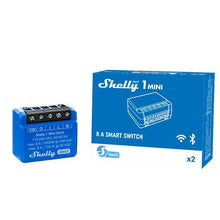 Pachet de 2 relee Shelly Mini 1 GEN3, 1 canal, 8A - EpicHome