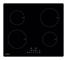 Plita inductie Pyramis 58IND920 Black Glass, 4 zone de gatit, Booster, 9 trepte de putere, 58x51 cm - EpicHome.ro
