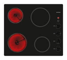 Plita vitroceramica Pyramis Neo SPICA Knobs, 4 zone de gatit, 9 trepte de putere, 58x51 cm - EpicHome.ro