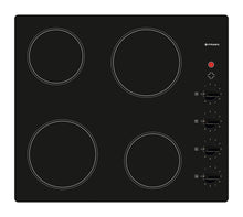 Plita vitroceramica Pyramis Neo SPICA Knobs, 4 zone de gatit, 9 trepte de putere, 58x51 cm - EpicHome.ro