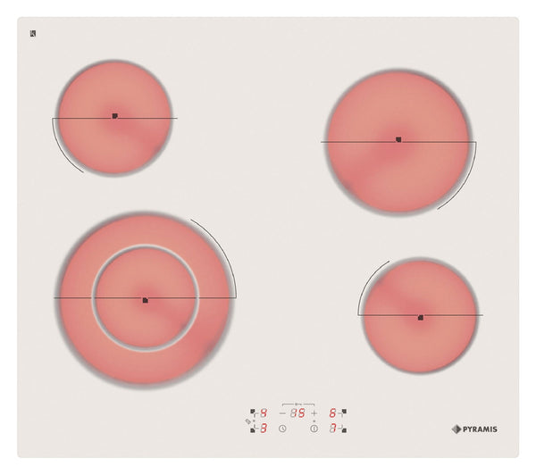 Plita vitroceramica Pyramis PHC61530 Glass, 5 zone de gatit, 9 trepte de putere, 58x51 cm - EpicHome.ro