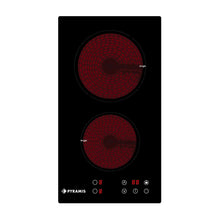 Plita vitroceramica domino Pyramis 29HL310, 2 zone de gatit, 9 trepte de putere, 29x51 cm - EpicHome.ro