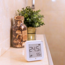 Senzor de temperatura si umiditate Shelly Plus H&T, ecran E-ink, WiFi - EpicHome.ro
